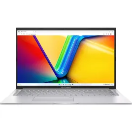 Ноутбук/ ASUS X1704VA-AU1107 17.3"(1920x1080 (матовый) IPS)/Intel Core 7 150U(1.8Ghz)/16384Mb/1024PCISSDGb/noDVD/Int:Shared/Cam/BT/WiFi/50WHr/war 1y/2.1kg/Cool Silver/DOS