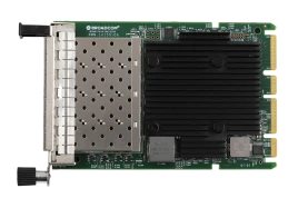 Broadcom NetXtreme E-Series N425G Quad-Port 25 Gb/s SFP28 Ethernet PCI Express 4.0 x16 OCP 3.0 SFF (Lenovo OEM)