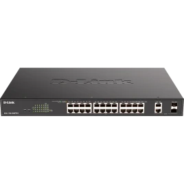Коммутатор/ EasySmart L2 Switch 24х1000Base-T PoE, 2xCombo 1000Base-T/SFP, PoE Budget...