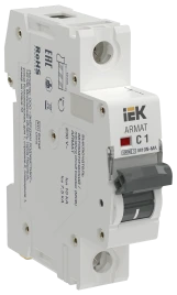 ARMAT Авт. выкл. без тепл. расц. M10N-MA 1P C 1А IEK