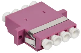 ITK Адаптер оптический проходной LC-Quad OM4 UPC