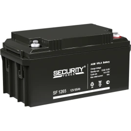 Аккумуляторная батарея/ SECURITY FORCE SF series battery, SF 1265, voltage...