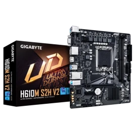 Материнская плата/ MB GIGABYTE INTEL H610 s1700, 2xDDR5(64GB), D-SUB/H