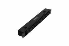 БРП Uniprom, базовый, 1U, 240В, 1Ф, 16A, 10xC13 2xC19, 2м кабель, IEC320 C20