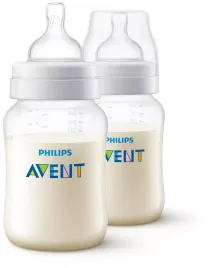 Бутылочка для кормления, Anti-colic 1+ мес., 260 мл, 2 шт.