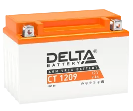 Аккумуляторная батарея для мото-техники/ DELTA серия  CT, CT 1209, нап