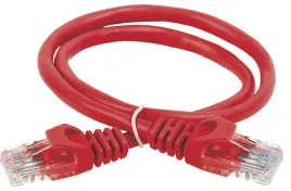 ITK RJ45(m) - RJ45(m) Cat. 5e U/UTP PVC 0.5м красный