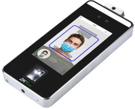 Терминал контроля доступа биометрический с измерением температуры тела ZK-Speedface-V5L[TD]