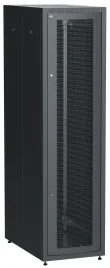 ITK LINEA E 42U 600х1000мм перф. пер. дв. задн. метал. чер.