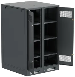 ITK LINEA B Шкаф (пустой) 1450х900мм дверь двуст. мет. чер.