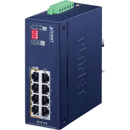Инжектор/ PLANET IPOE-470 IP30 Industrial 4-port 10/100/1000T 95W 802.
