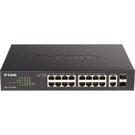 Коммутатор/ EasySmart L2 Switch 16х1000Base-T PoE, 2xCombo 1000Base-T/SFP, PoE Budget...