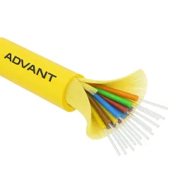 Волоконно-оптический кабель ADVANT ADVOS2-FO16-UV-LY, тип волокна G.657D, количество волокон: 16, среда использования: Внутренняя/Внешняя, внешняя оболочка: LSZH, цвет: Желтый. Внешний диаметр: 7,1