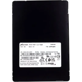 Твердотельный накопитель/ Micron SSD 7450 PRO, 7680GB, U.3(2.5" 7mm),