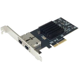 Сетевая карта/ 10G Dual RJ-45 PCIe Gen4 x4 5-Speed Multi-Gigabit...