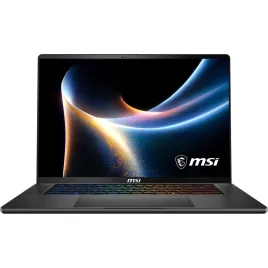 Ноутбук MSI Stealth 16 AI+ B3WH-013RU Core Ultra 9 386H 32Gb SSD1Tb NVIDIA GeForce RTX5070Ti 12Gb 16" OLED QHD+ (2560x1600) Windows 11 Home black WiFi BT Cam (9S7-263111-013)