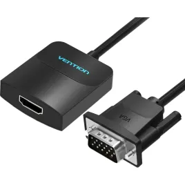 Мультимедиа конвертер Vention VGA M/HDMI F/mini Jack 3.5 mm F/micro US