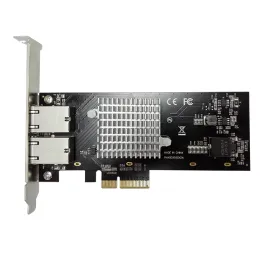 Сетевая карта/ 10G Dual Port RJ45 PCIe Ethernet Adapter with Intel X550-AT2 Chipset