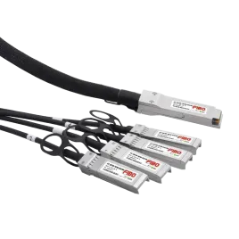 Кабель/ FIBO FT-Q40-4S10-DAC1m QSFP+ to 4SFP+ DAC модуль, медный кабел