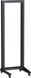 ITK LINEA F Стойка 1-рамная на рол. 42U 600х600мм черная
