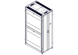 Шкаф Systeme Electric, серия Uniprom, 48U-750/1200, боковые панели 4шт
