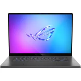 Ноутбук/ ASUS ROG Zephyrus G16 GU605CM-QR111 16"(2560x1600 OLED 240Hz)/Intel Core Ultra 7 255H(2Ghz)/32768Mb/1024PCISSDGb/noDVD/Ext:nVidia GeForce RTX 5060(8192Mb)/Cam/BT/WiFi/90WHr/war 1y/1.85kg/Eclipse Gray/noOS + чехол