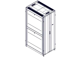 Шкаф Systeme Electric, серия Uniprom, 48U-800/1200, боковые панели 4шт