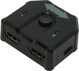Greenconnect Переключатель Greenline HDMI 2.0, 2 к 1 Bi-Direction Swit
