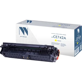 Тонер-картридж NVP NV-CE742A Yellow для HP Color LaserJet CP5225/ C