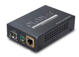 GTP-805A медиа конвертер/ IEEE802.3af/at PoE 10/100/1000Base-T to Mini