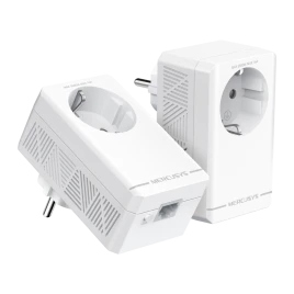 AV1000 Комплект гигабитных адаптеров Powerline с розеткой/ AV1000 Gigabit Passthrough...
