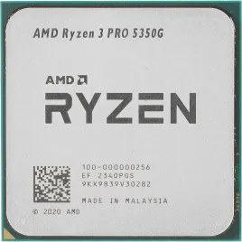 Процессор/ APU AM4 AMD Ryzen 3 PRO 5350G (Cezanne, 4C/8T, 4/4.2GHz, 8MB, 65W, Radeon Graphics) OEM  100-000000253 analog