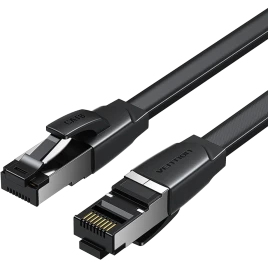 Патч-корд Vention прямой SFTP cat.8 RJ45 - 2м. Плоский