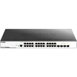 Коммутатор/ DGS-3000-28L/B Managed L2 Switch 24x1000Base-T, 4x1000Base