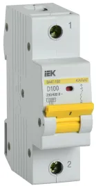 KARAT Авт. выкл. ВА47-150 1P D 100А 15кА IEK