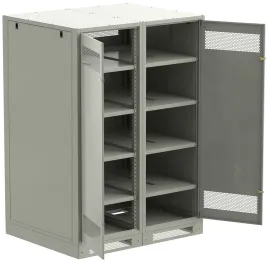 ITK LINEA B Шкаф (пустой) 1700х1200мм дверь двуст. мет. сер.