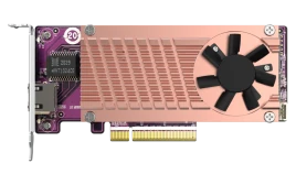 карта расширения/ QNAP QM2-2P10G1TB Marvell AQC113C PCIe Gen3 x8, Dual