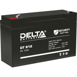Батарея DELTA серия DT, DT 612, напряжение 6В, емкость 12Ач...