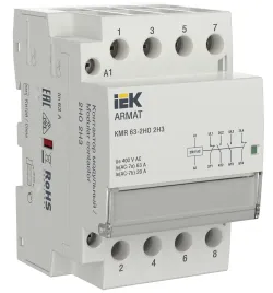 ARMAT Контактор модульный KMR 63А 230В AC 2НО 2НЗ IEK