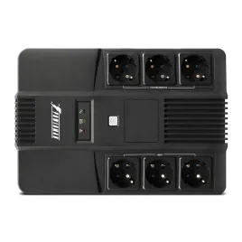 ИБП POWERMAN Brick 600, линейно-интерактивный, 600ВА, 360Вт,   3 еврор