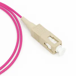 Оптический пигтейл ADVANT ADVOM4-PT03-SCU-LM, тип волокна: ОМ4 50/125. Разъем: SC/UPC, длина: 3, оболочка: LSZH, диаметр: 0.9, цвет: Маджента