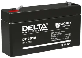 АКБ Delta DT 6012 (6V, 1,2Ah)