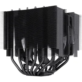 Кулер для процессора/ CPU Cooler Noctua NH-D15S chromax.black (167W, 4-pin PWM, 160mm, Al/Cu, 6x6mm, 1x150x140x25mm, 82.5CFM, 24.6dBA, 1500RPM, S: 1851/1700/1200/115X, AM5/AM4, Black)