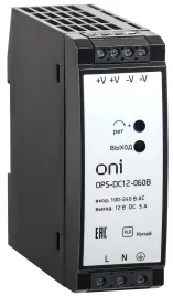 Блок питания OPS 220В AC/12В DC 60Вт ONI