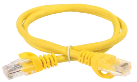 ITK RJ45(m) - RJ45(m) Cat. 5e U/UTP PVC 2м жёлтый