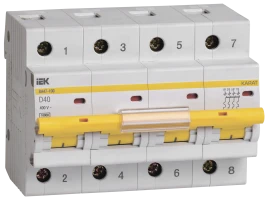 KARAT Авт. выкл. ВА47-100 4P D 40А 10кА IEK
