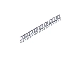 Systeme Electric, серия Excelente, 48U, пластиковые пальцы, однорядный, на две стороны