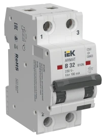 ARMAT АВДТ B10N 2P B32 100мА тип A IEK