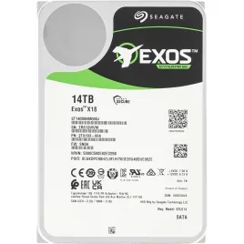 Жесткий диск Seagate SATA-III 14TB ST14000NM000J Exos X18 4KN (7200rpm) 256Mb 3.5" [ST14000NM000J]