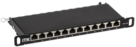 ITK 0,5U патч-панель кат.5E STP 12 портов 10" Dual IDC